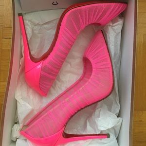 Christian Louboutin Follie Draperia- shocking pink